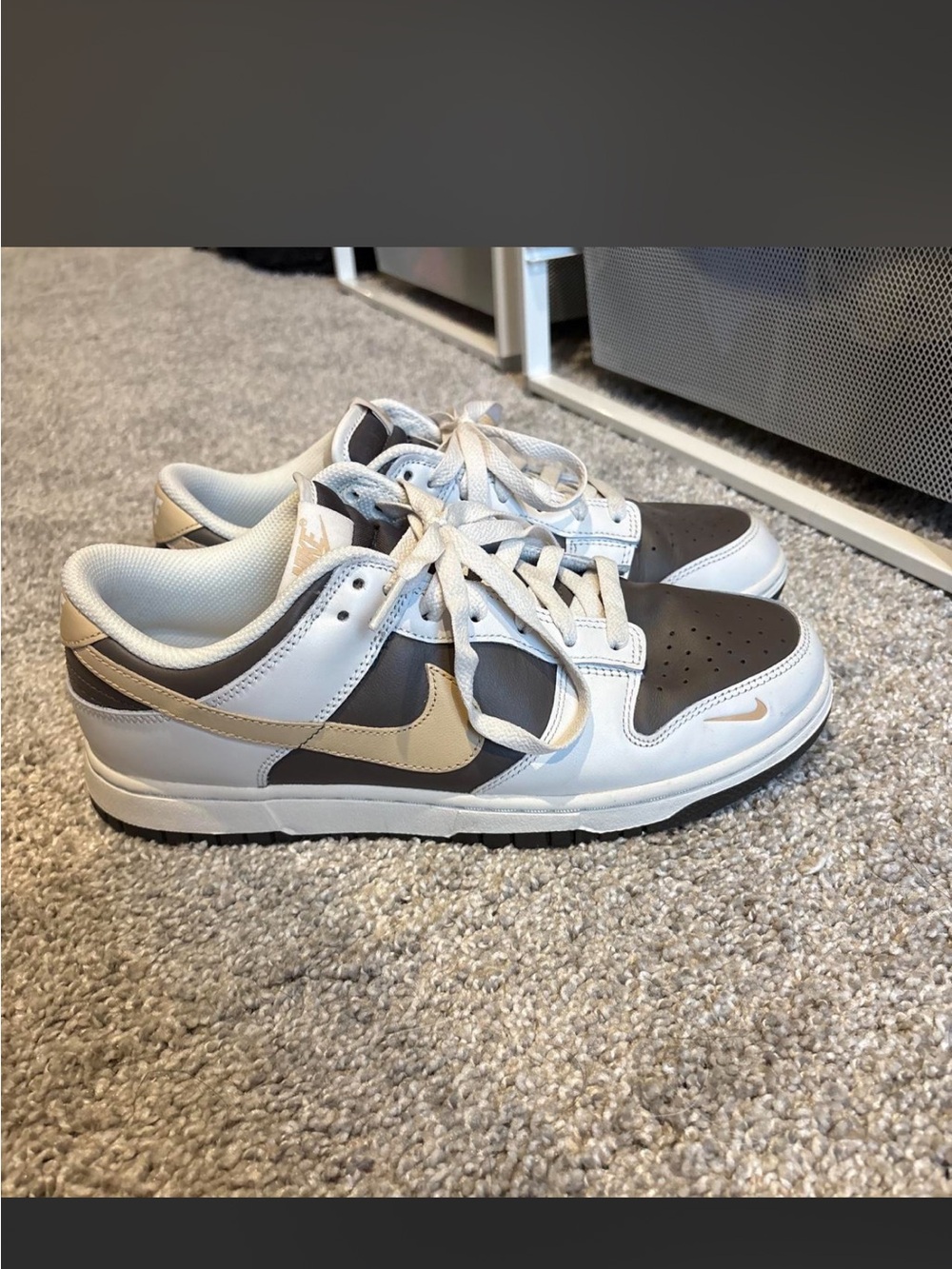 Nike Women’s Low-Top Sneaker — White, Gray, Beige